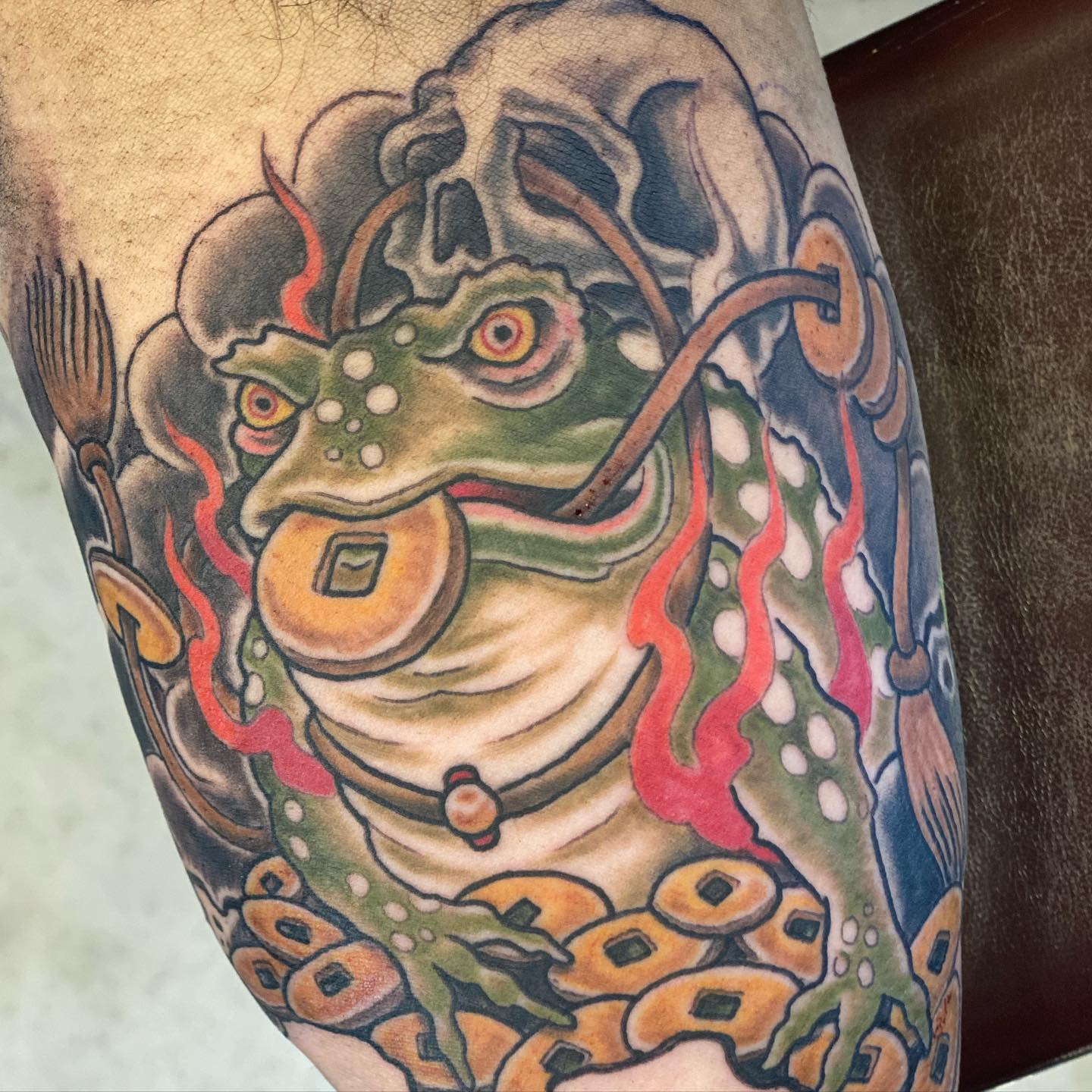 Wild Ones Tattoo on Twitter Money frog tattoo by Batas done at Wild Ones  Tattoo Ink up moneyfrog orientalart wildonestattoo tattoo batas  httptcoXEsDDeKzpy  Twitter