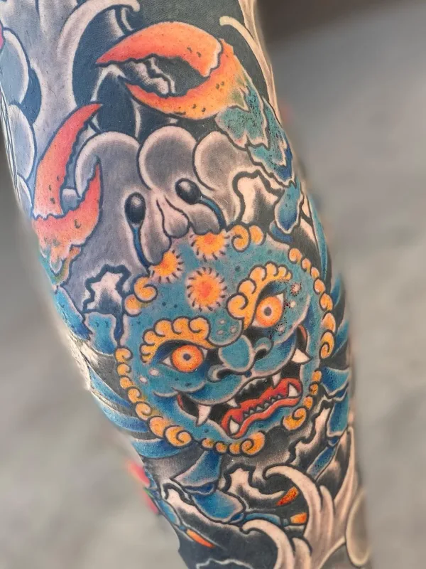 color japanese татуировка на forearm #57499 | Тату мастер Matthew Gibson
