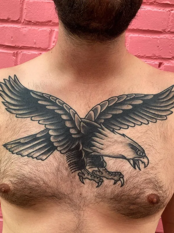 male black and grey black and grey tatuaje en chest #57563 | Tatuador Christian Elias