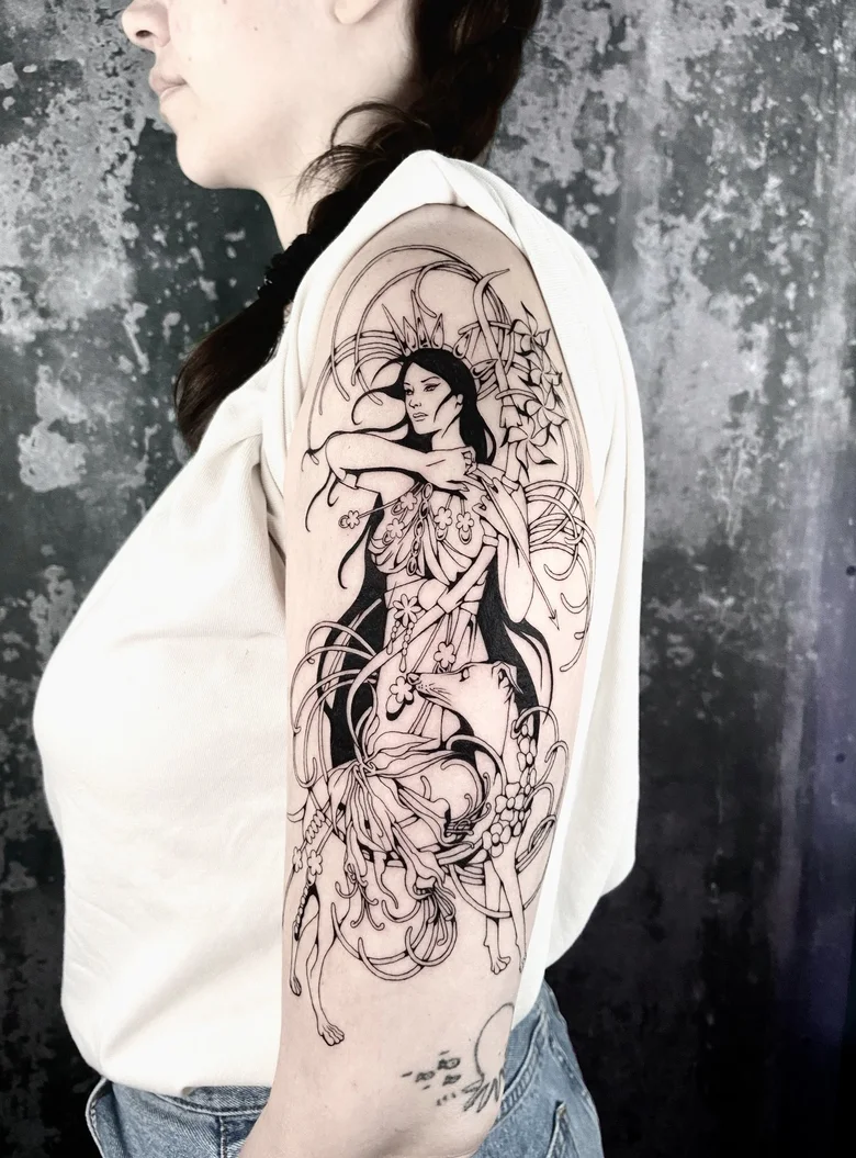 Kodsuno的黑工作 Tattoo 概念图