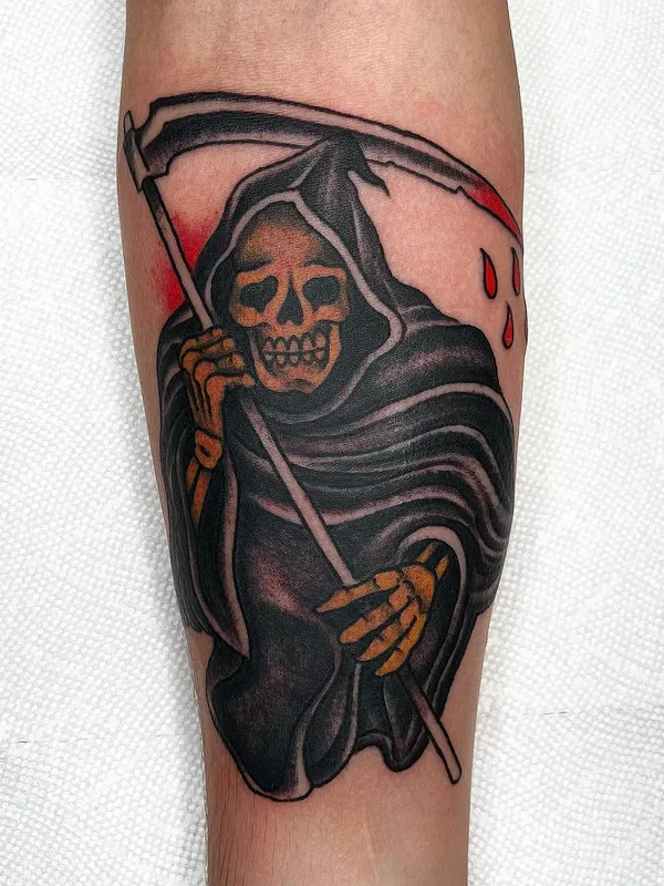color traditional tattoo on forearm #57791 | Tattoo Artist Ryan Miller