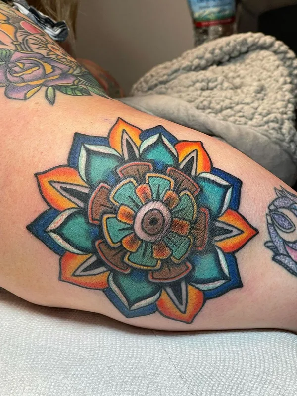 color neo traditional tattoo auf forearm #57811 | Tätowierer Cory Wasmund