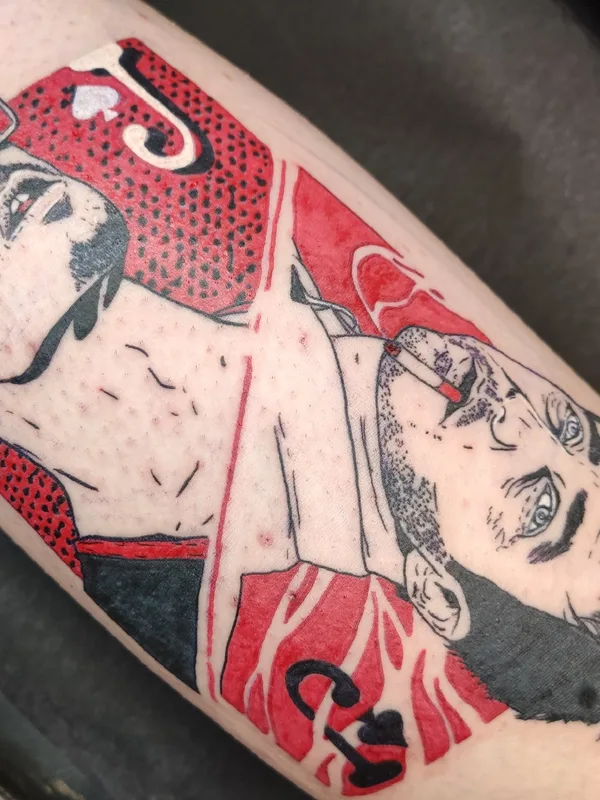 color pop art Tatuaggio su forearm #57930 | Tatuatore Marie Thirteen