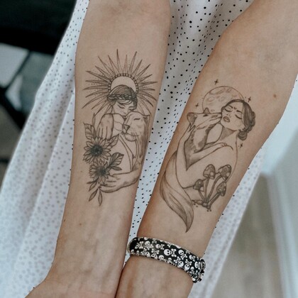 Тату эскиз # Тату мастер Inkany