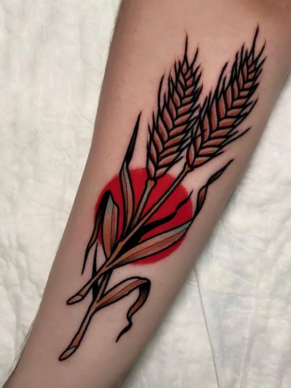 color traditional 纹身 在 forearm #58027 | 纹身师 Ilya Kuzminsky