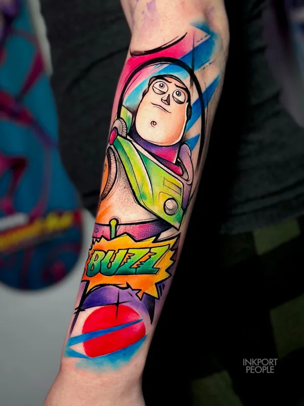 color anime 纹身 在 forearm #71871 | 纹身师 John D’Addario INKPORT PEOPLE