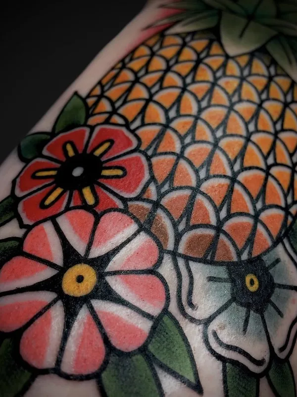 color traditional tattoo on forearm #71915 | Tattoo Artist Stef Bastián