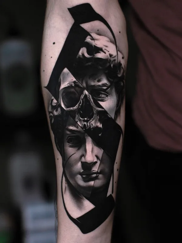 black and grey black and grey 타투 부위 forearm #72111 | 타투이스트 Dan Starr
