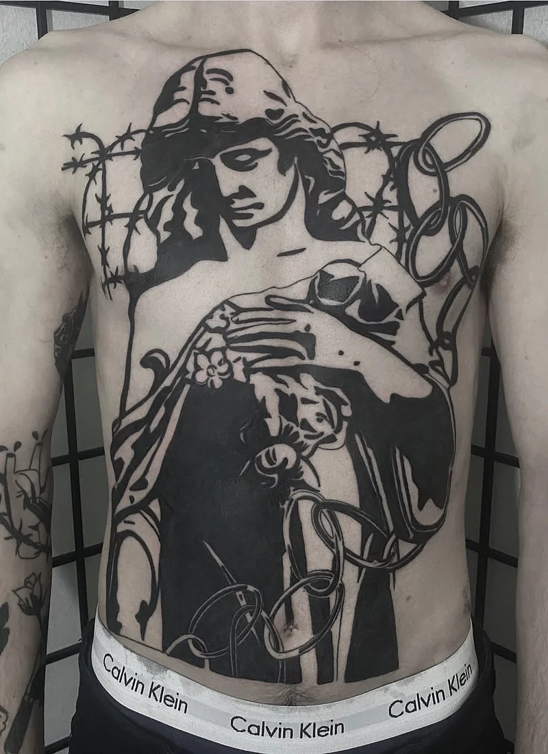 Levi Cherry: Criando Artistas Nomads atrav&eacute;s de Tattoos Blackwork