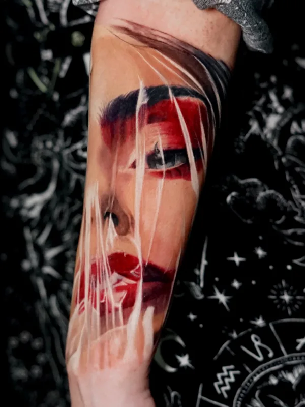 female color realism 纹身 在 forearm #72481 | 纹身师 Bruno Perdiz