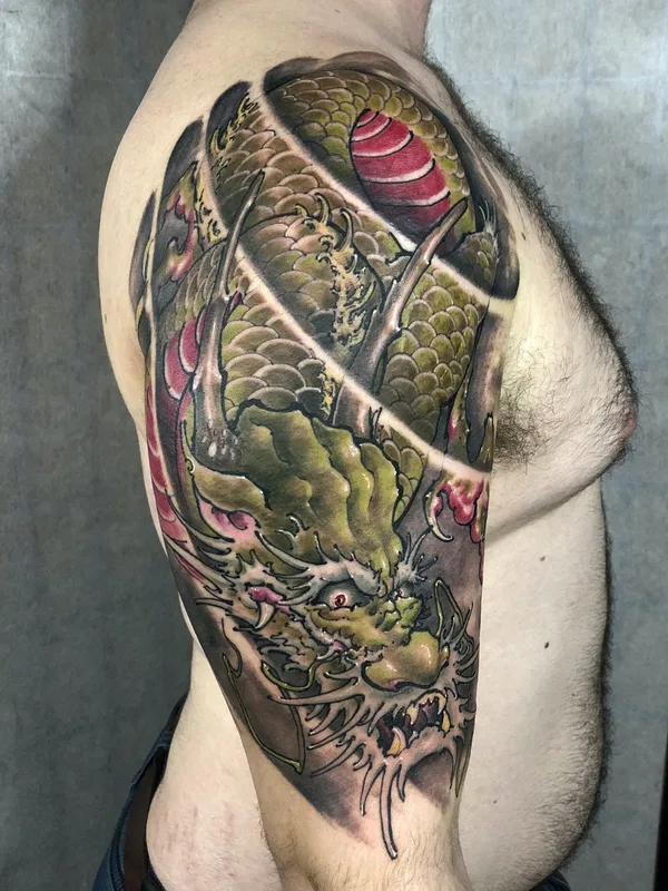 male color japanese tattoo on full sleeve #72509 | Tattoo Artist Tala