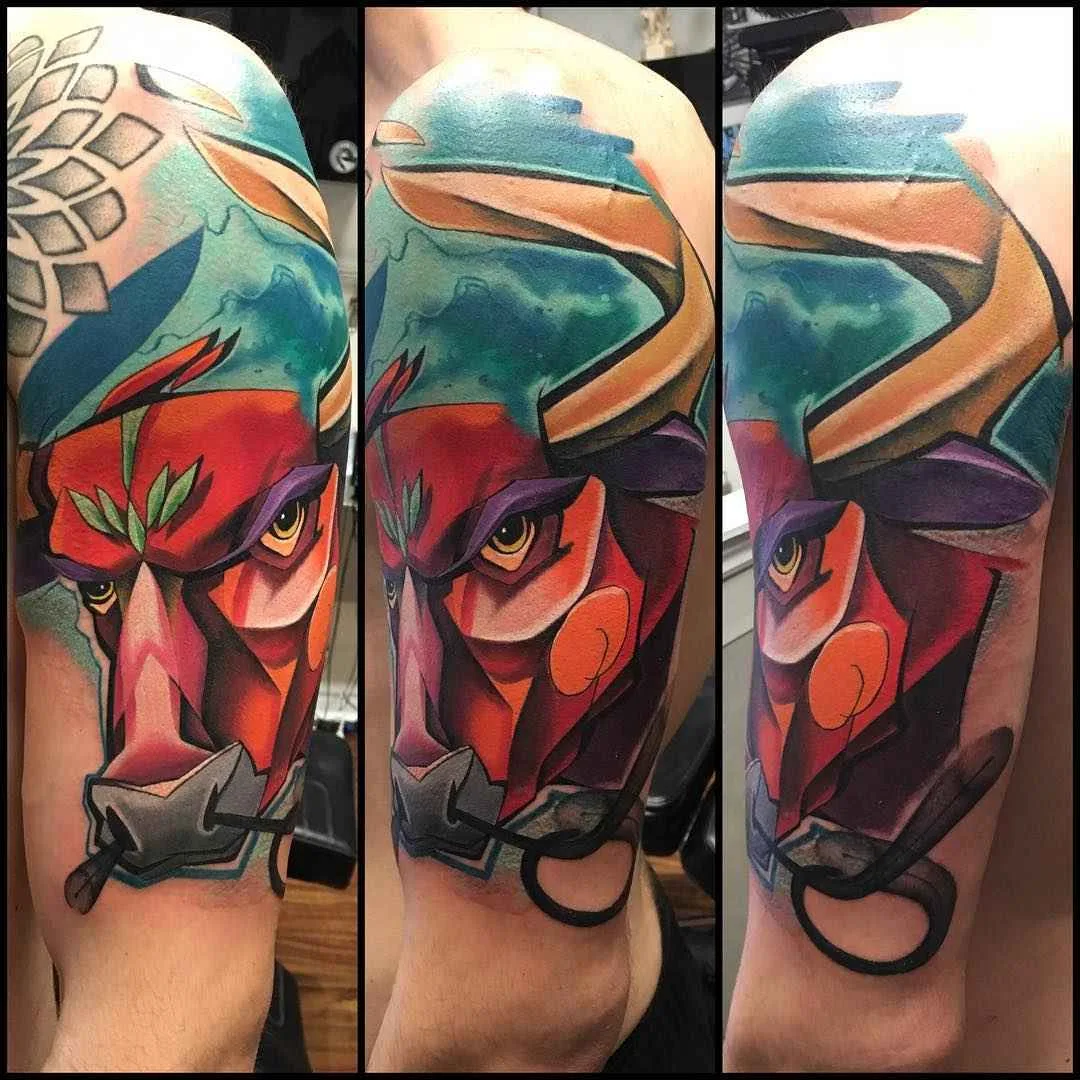 Matej Martius neo traditional tattoo татуировки в стиле неотрад