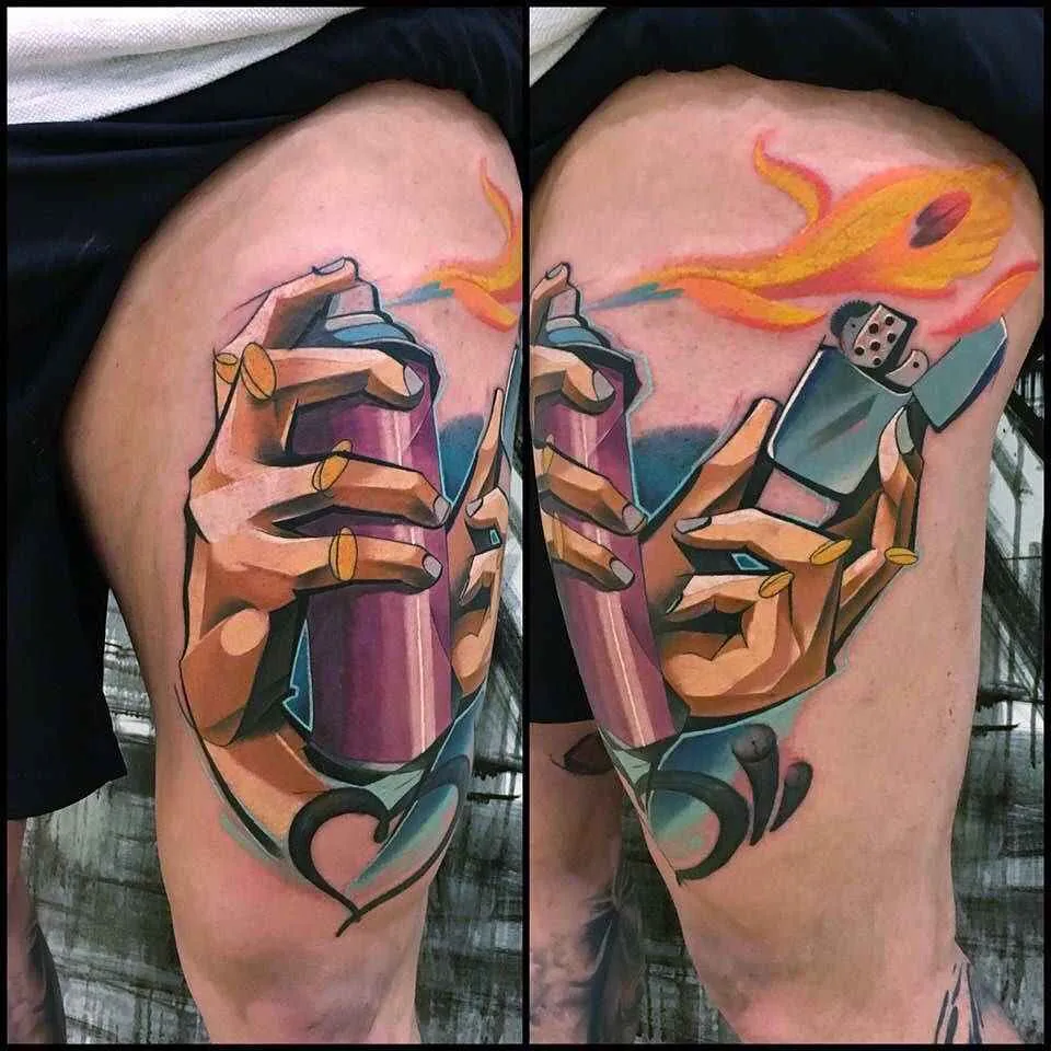 Matej Martius neo traditional tattoo татуировки в стиле неотрад