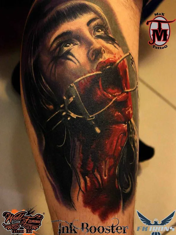 female color realism tattoo on forearm #1497 | Tattoo Artist Макс Корнев