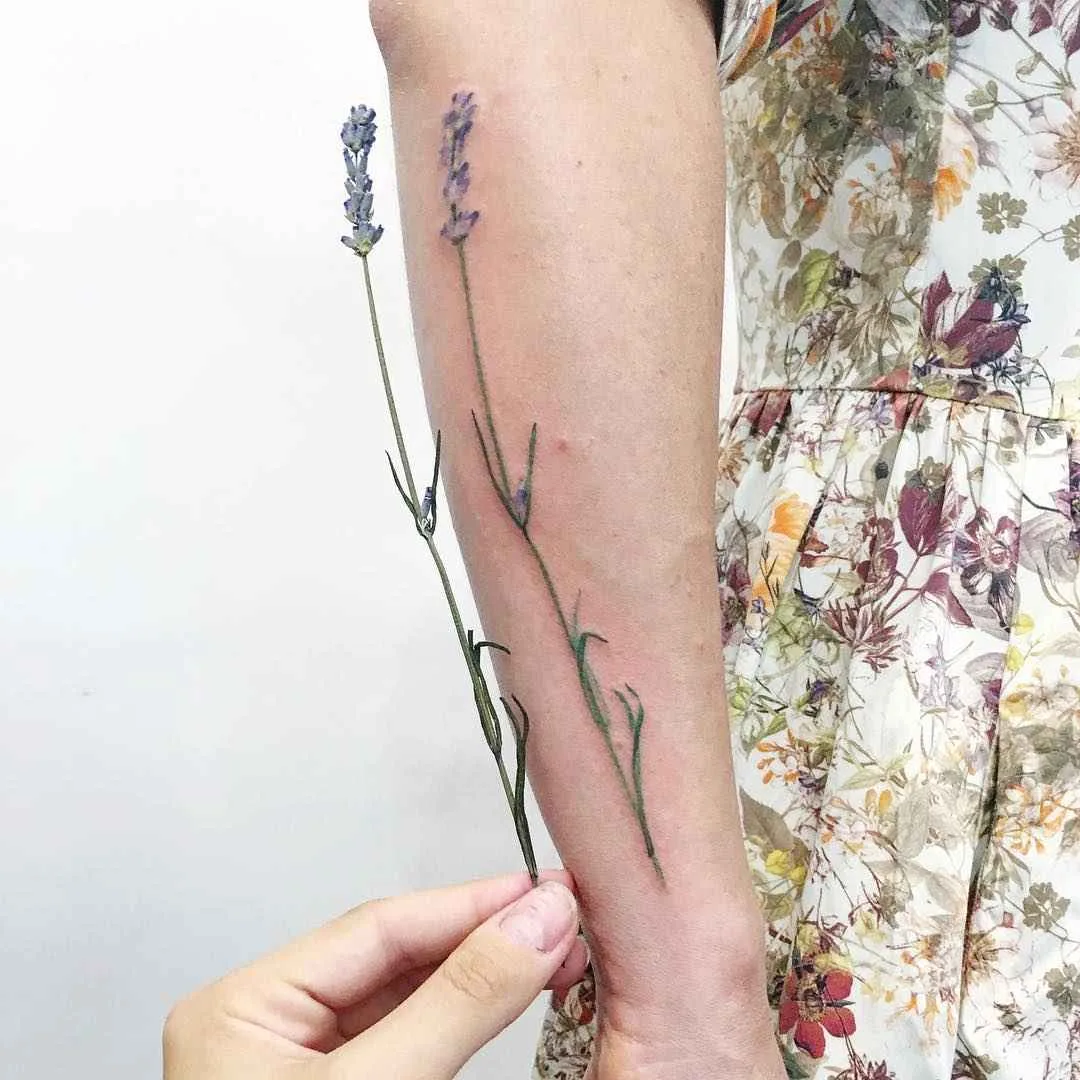 Botanical tattoo Рита Rit Kit Золотухина или ботанические татуировки