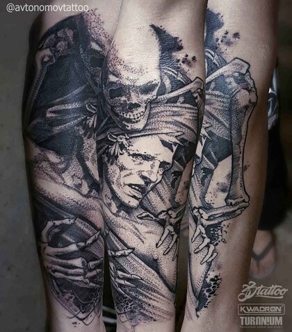 Тату эскиз #1553 Тату мастер Anton Avtonomov