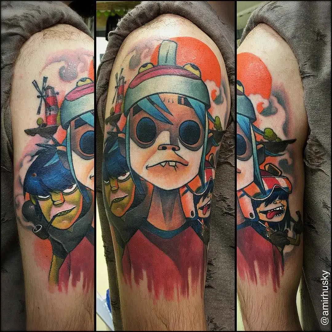 Амир Хаски тату-мастер в стиле нью скул | Amir Husky new school tattoo artist