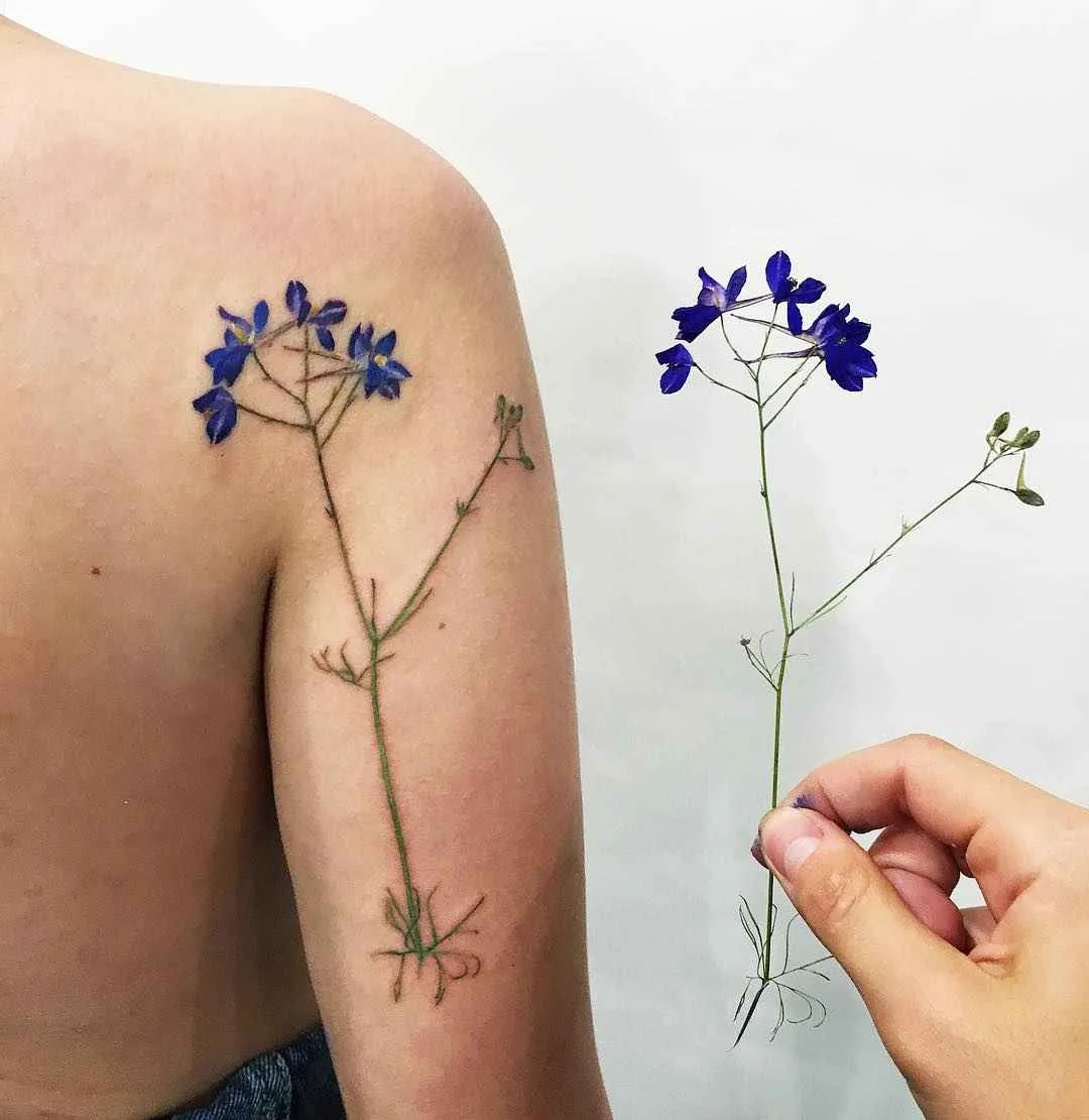 Botanical tattoo Рита Rit Kit Золотухина или ботанические татуировки