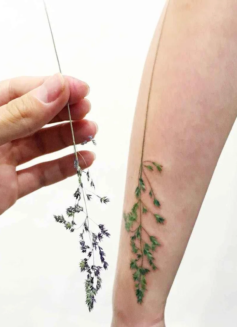 Botanical tattoo или ботанические татуировки - один из молодых трендов в татуировке