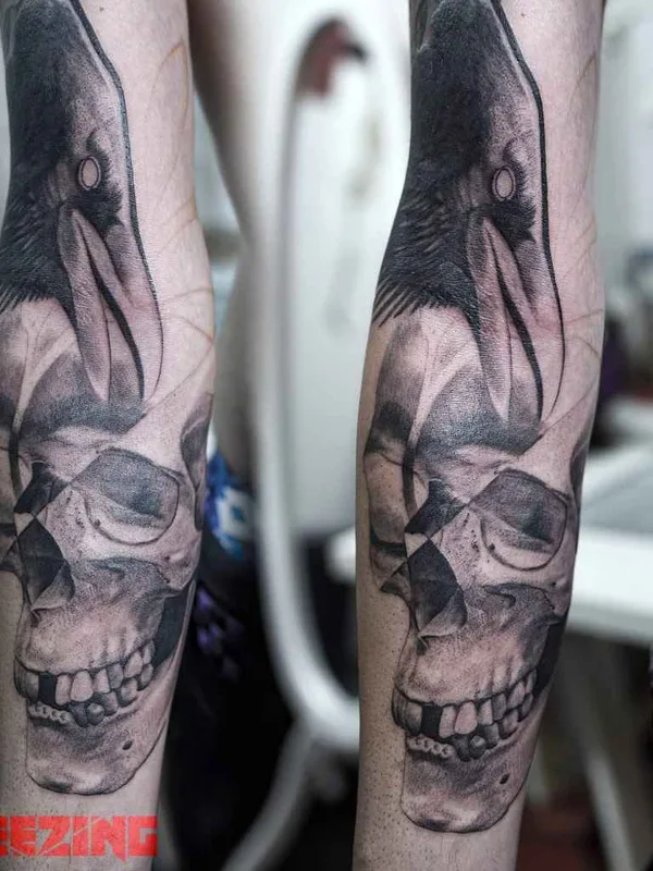 black and grey black and grey татуировка на forearm #12042 | Тату мастер Денис FREEZING Москалев