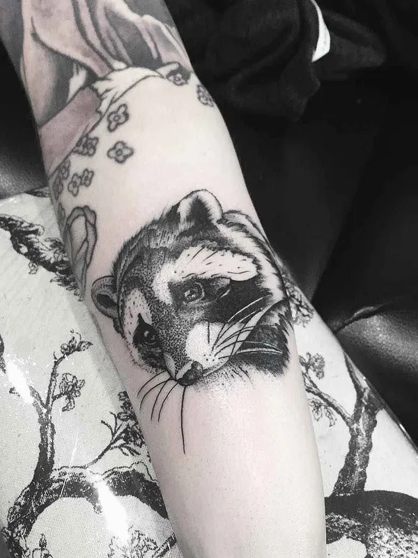 black and grey black and grey Tatuaggio su forearm #11965 | Tatuatore Olivier Casault
