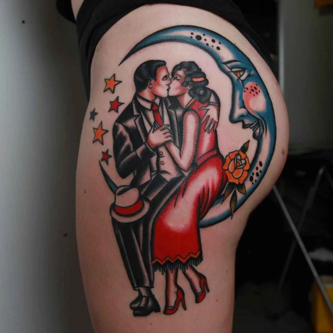Tatuador Vic James tatuagem colorida clássica tradicional | Artista de tatuagem Vic James colorida clássica tradicional tattoo