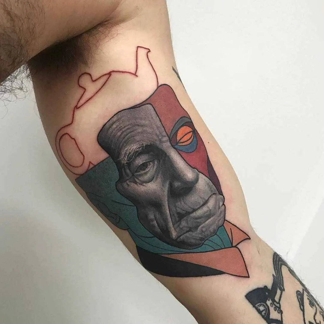 Тату мастер Rafal Makarow цветные сюрреалистичные реализм татуировки | Tattoo artist Rafal Makarow color surrealism realistic tattoo