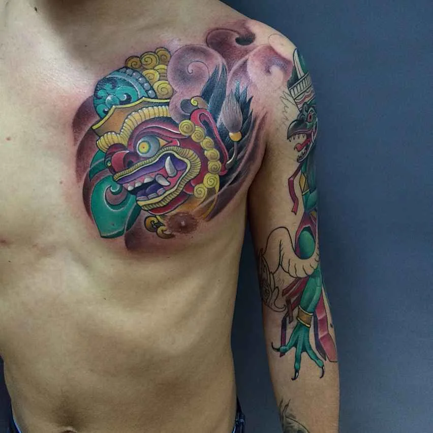 Тату мастер Никита NEL Наумов цветные нью-скул неотрадиционные татуировки | Tattoo artist Nikita NEL Naumov color new school neo traditional tattoo