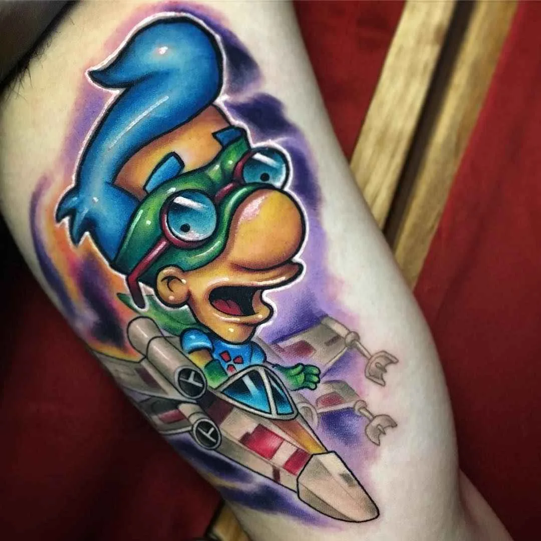 Тату мастер Josh Herman цветные ньюскул татуировки | Tattoo artist Josh Herman color new school tattoo