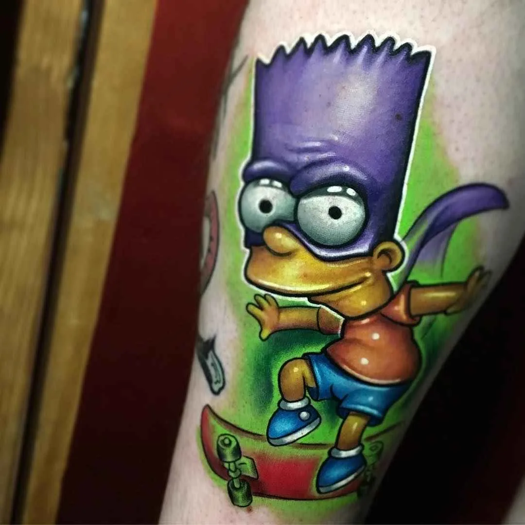 Тату мастер Josh Herman цветные ньюскул татуировки | Tattoo artist Josh Herman color new school tattoo