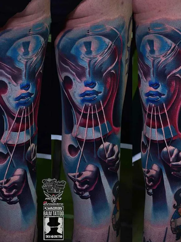 color surrealism Tatuaggio su forearm #12579 | Tatuatore Tomasz TOFI Torfinski