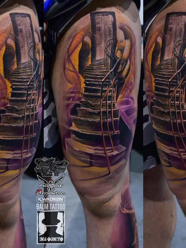 color realism Tatuaggio su thigh #12578 | Tatuatore Tomasz TOFI Torfinski