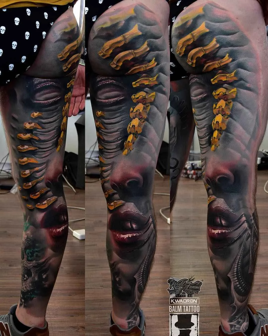Тату мастер Tomasz TOFI Torfinski цветные сюрреалистические реализм татуировки | Tattoo artist Tomasz TOFI Torfinski color surrealistic realistic tattoo
