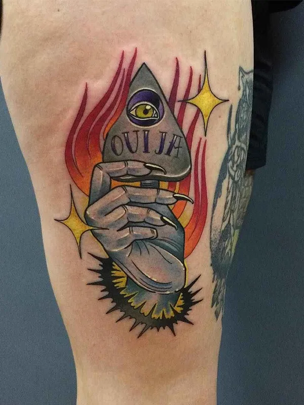 color neo traditional Tatuaggio su thigh #12452 | Tatuatore Никита NEL Наумов