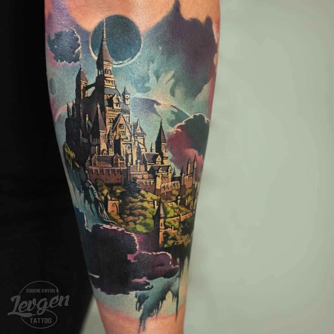 Tatuatore Evgeniy Knysh, tatuaggi colorati in stile realistico | Tattoo artist Evgeniy Knysh (Levgen) color realistic tattoo