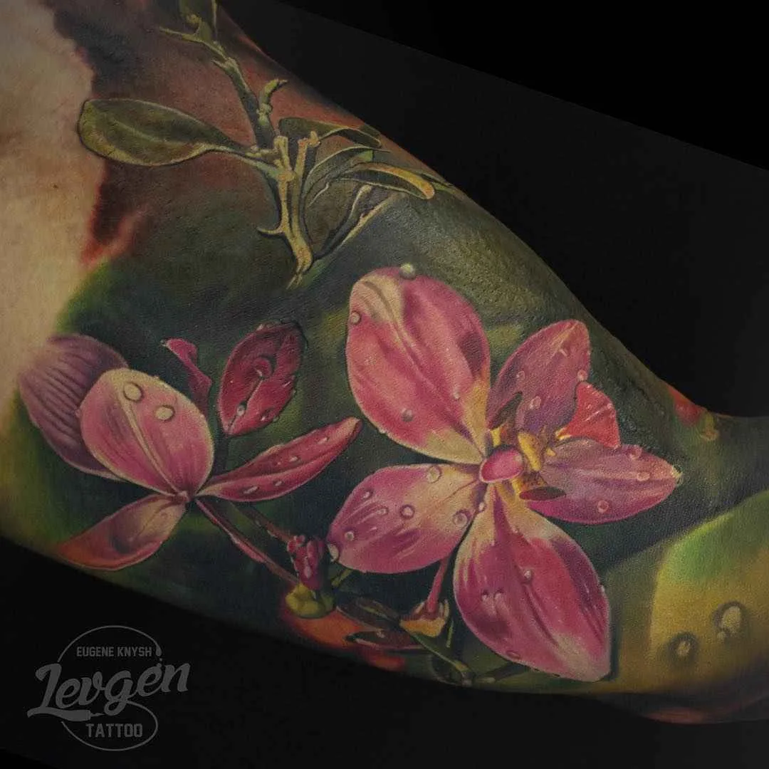 Tatuatore Evgeniy Knysh, tatuaggi colorati in stile realistico | Tattoo artist Evgeniy Knysh (Levgen) color realistic tattoo