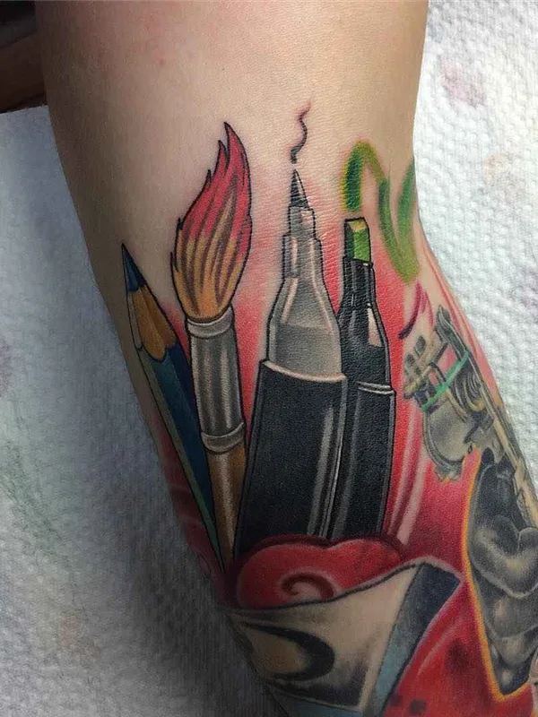 color illustrative Tatuaggio su forearm #12445 | Tatuatore Никита NEL Наумов