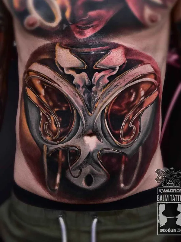 color realism Tatuaggio su stomach #12582 | Tatuatore Tomasz TOFI Torfinski