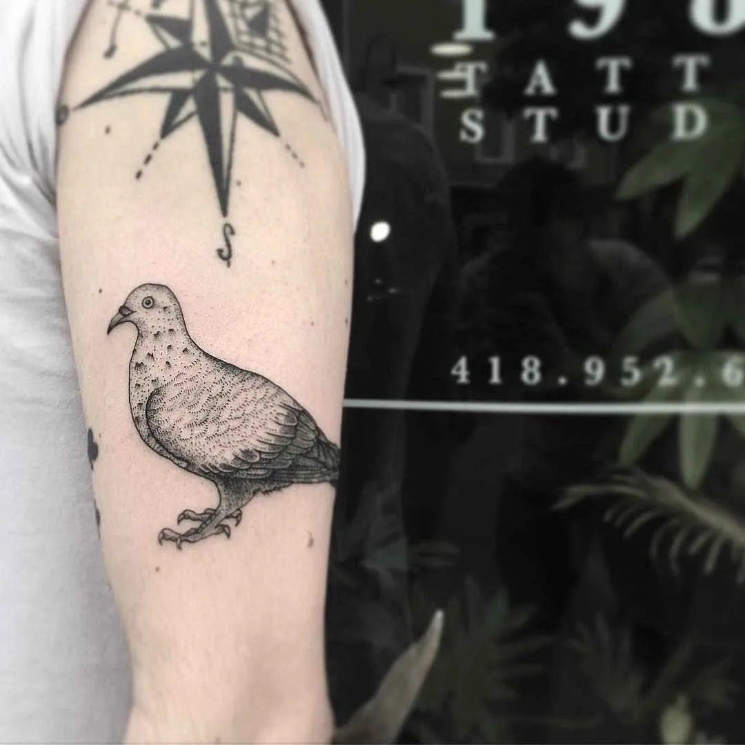 Tatuador Olivier Casault tatuagem preto e branco dotwork linework tattoo | Artista de tatuagem Olivier Casault black dotwork blackwork linework tattoo