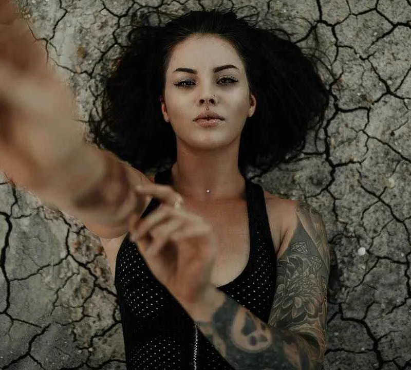 Tattoo model Ashley Michelle