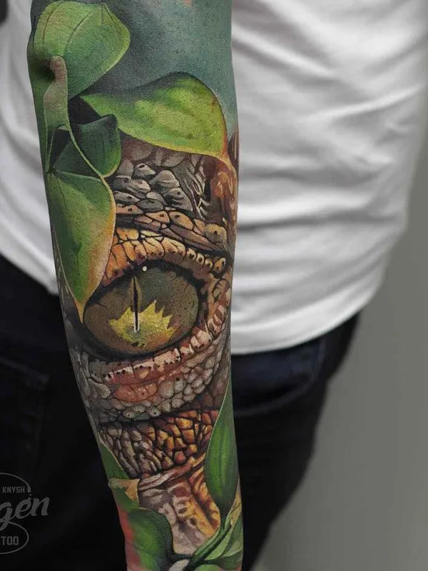 color realism 纹身 在 full sleeve #12796 | 纹身师 Евгений Кныш (Levgen)