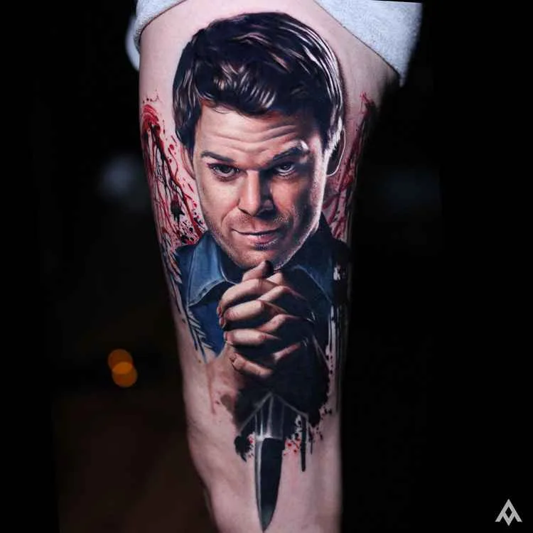 Tatuista Luka Lajoie tatuaggio colorato fotorealistico | Tattoo artist Luka Lajoie color photorealistic tattoo