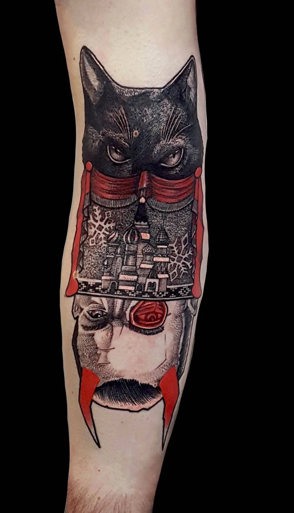 Tattoo artist Marcin Pawlus, tattoo studio DWA ŚLEDZIE , color and black authors style tattoo| Poland