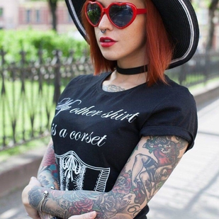 🔥 Горячие фото, портфолио модели  #24060 Тату модель Yana Sinner