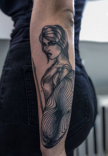 Тату эскиз #23057 Тату мастер  Zamyatina Mariya