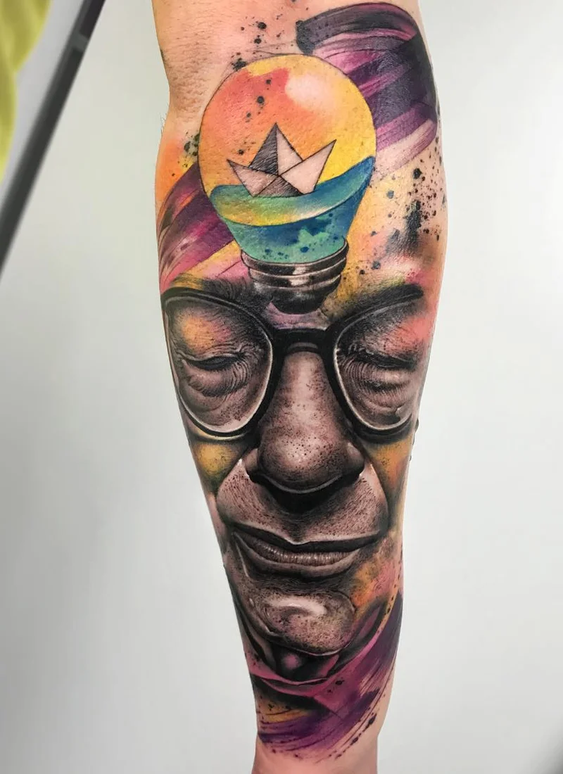 Tatuagens aquarelais por Pablo Ortiz