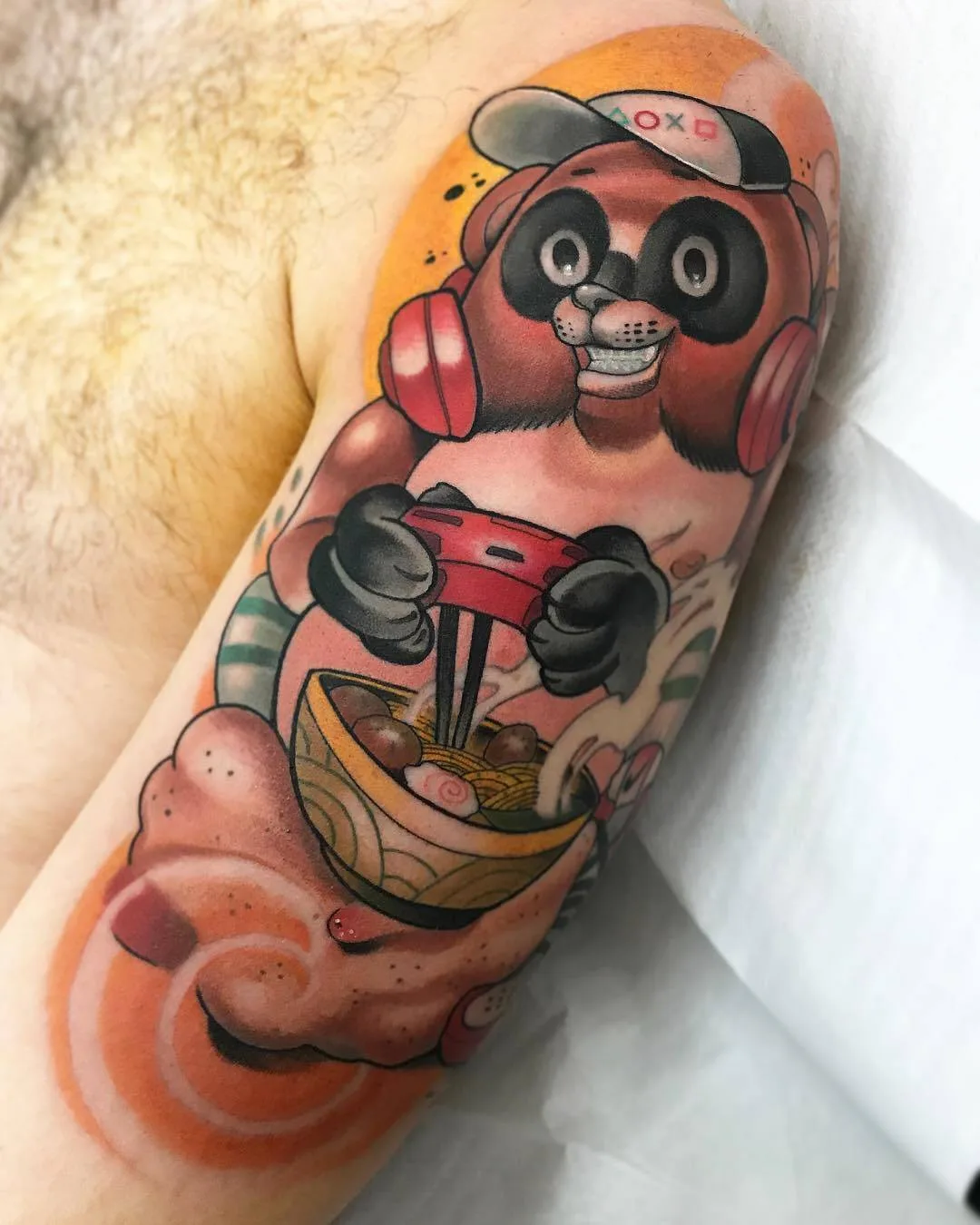 Tattoo artist Guindero, color new school neo traditional tattoo | Spain