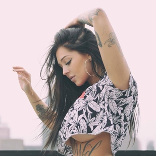 🔥 Горячие фото, портфолио модели  #24041 Тату модель Valerie Cossette