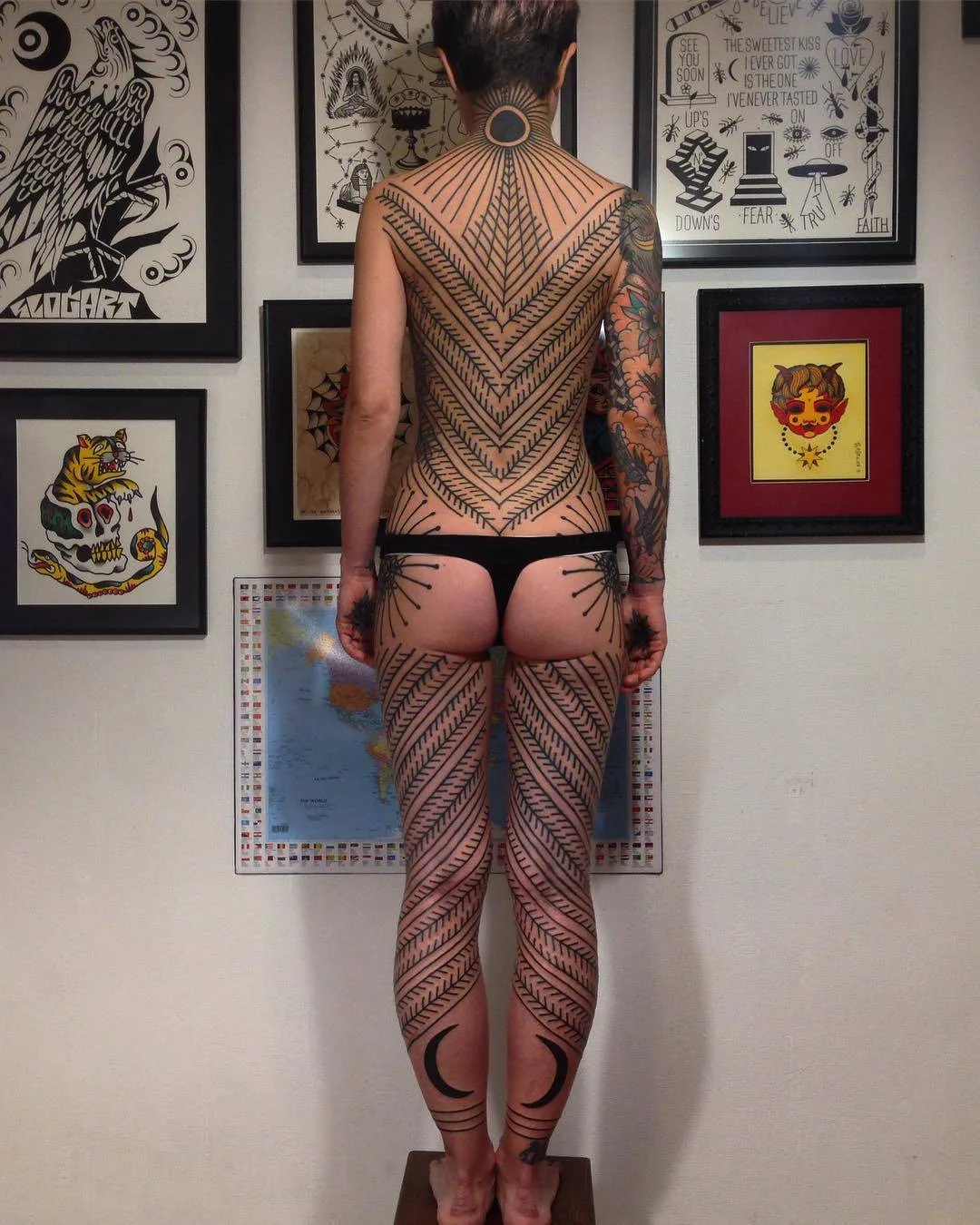 Tattoo artist Aivaras Lee, black authors style ornamental tattoo | Lithuania