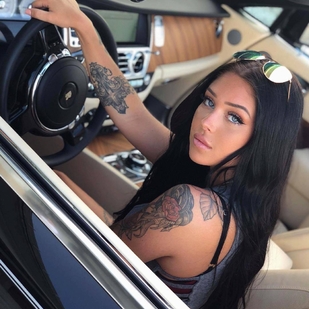 🔥 Горячие фото, портфолио модели  #24044 Тату модель Valerie Cossette